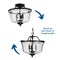 Progress Lighting Bowman Collection Black Three-Light Semi-Flush Convertible P350148-031 - alternate 4